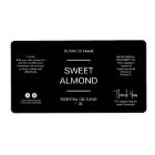 Minimalist Dropper Bottle Black Labels