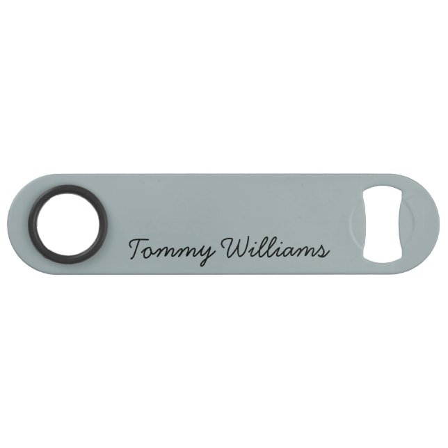Minimalist Dusty Blue Professional Simple (Front (Horizontal))