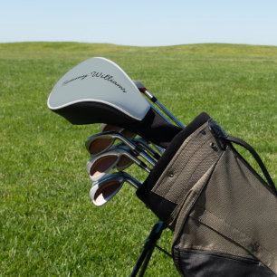 Minimalist Dusty Blue Professional Simple Golf Head Cover