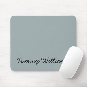 Minimalist Dusty Blue Professional Simple Mouse Pad