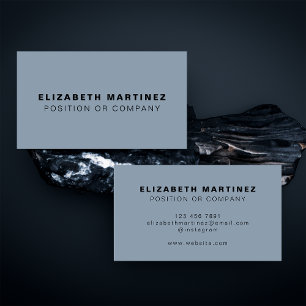 Minimalist Dusty Pink Modern Professional Custom Business Card