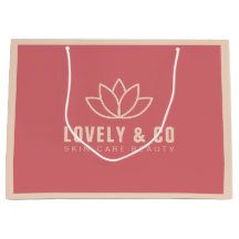 Minimalist Dusty Rose & Ivory Salon Beauty