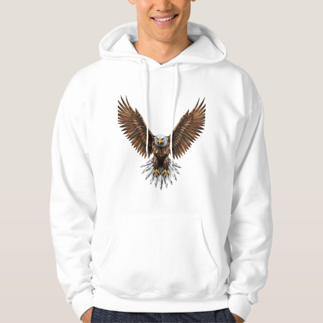 Minimalist eagle  hoodie (Front)