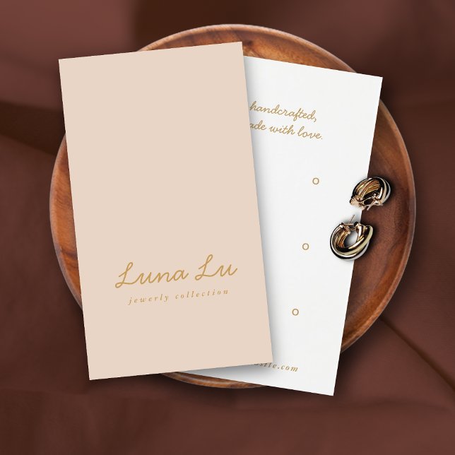 Minimalist Earring Jewellery Display Card (Creator Uploaded)