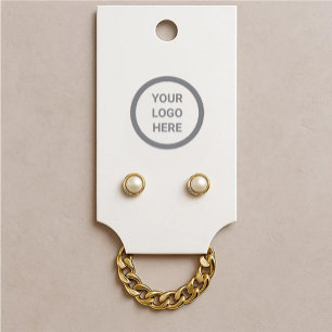 Minimalist Earrings and Necklaces Display Card 