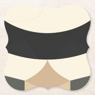 Minimalist Earth Geometry Journal –custom bracket Paper Coaster