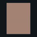 Minimalist Earthy Brown Postcard<br><div class="desc">A timeless and versatile earthy brown postcard designed for those who appreciate understated elegance. This warm, neutral-toned postcard captures the essence of 2025’s top colour trend, making it perfect for personal notes, invitations, thank-you messages, or business branding. The smooth, high-quality cardstock ensures durability and a premium feel, while the minimalist...</div>