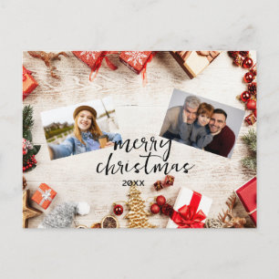 Minimalist Editable Christmas Photo Holiday Cards