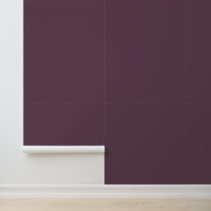 Minimalist eggplant purple solid plain elegant wallpaper