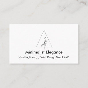 Minimalist Elegance Business Card