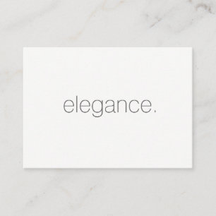Minimalist / Elegance / Grey Business Card