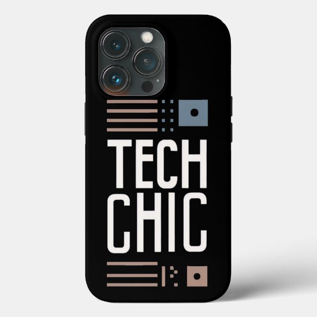 Minimalist Elegance - Tech Chic Case-Mate iPhone Case (Back)