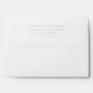 Minimalist Elegancy Black Serif Envelope