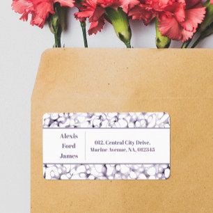Minimalist Elegant Abstract Waveform Chic Label
