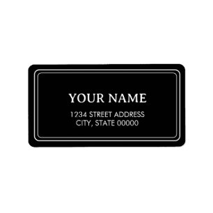 Minimalist Elegant Black Label