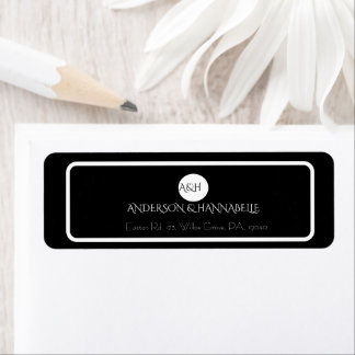 Minimalist Elegant Black & White Wedding