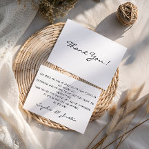 Minimalist Elegant Black & White Wedding