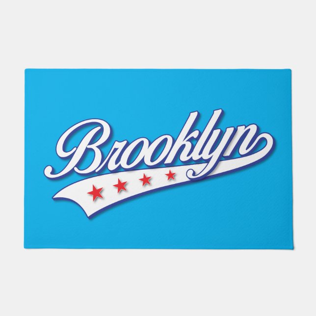 Minimalist Elegant Brooklyn Design Doormat (Front)