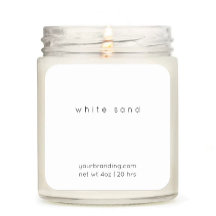 Minimalist Elegant Candle Cosmetic Sticker Label