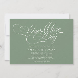 Minimalist Elegant Chic   Rehearsal Dinner Invitation