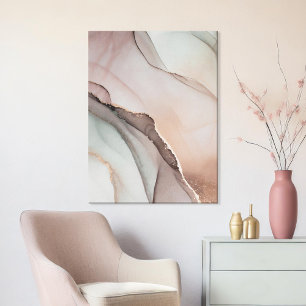 Minimalist Elegant Chic Watercolor Canvas Print