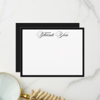 Minimalist Elegant Classic Black Border