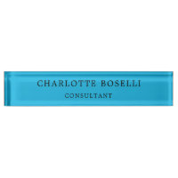 Minimalist Elegant Classical Professional Blue