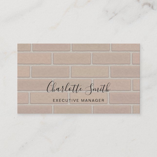 Minimalist Elegant Classical Professional Business Card (Front)