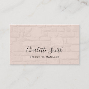 Minimalist Elegant Classical Professional Business Card