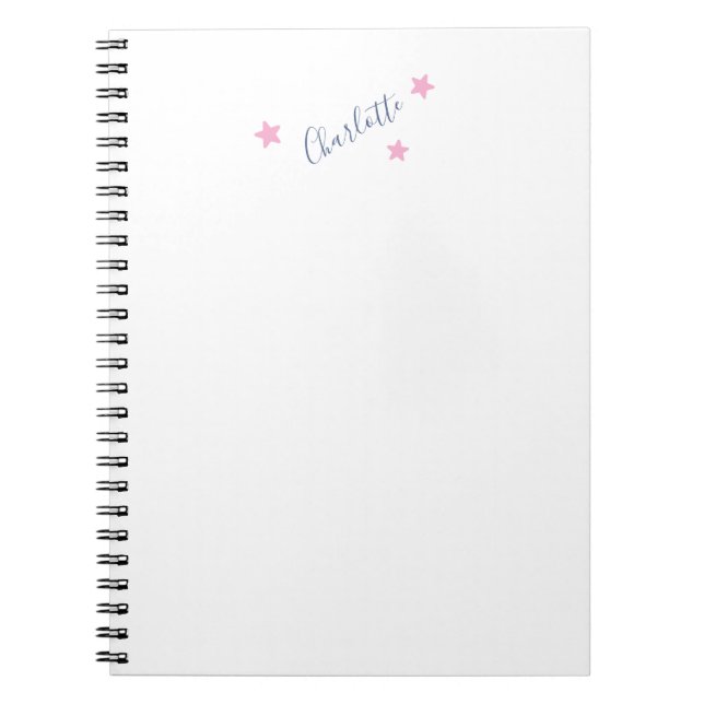 Minimalist Elegant Classical Professional Name Notebook (Front)