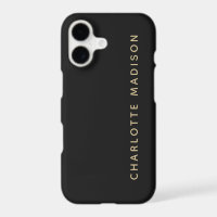 Minimalist Elegant Classical Professional Own Name
