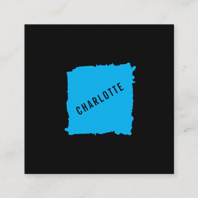 Minimalist Elegant Classical Professional Own Name Enclosure Card (Front)
