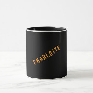 Minimalist Elegant Classical Professional Own Name Mug