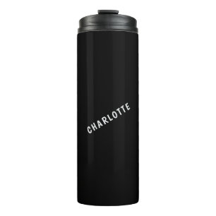 Minimalist Elegant Classical Professional Own Name Thermal Tumbler