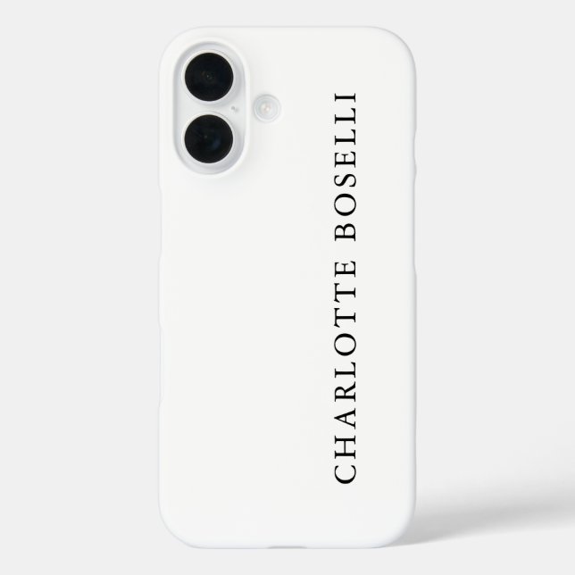 Minimalist Elegant Classical Professional Simple Case-Mate iPhone Case (Back)