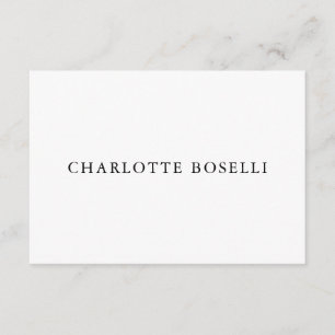 Minimalist Elegant Classical Professional Simple Enclosure Card