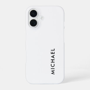 Minimalist Elegant Classical Professional Simple iPhone 16 Case