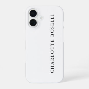 Minimalist Elegant Classical Professional Simple iPhone 16 Case