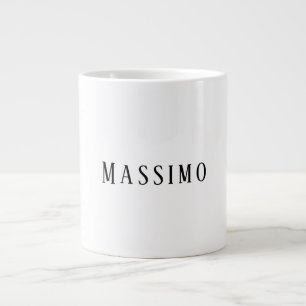 Minimalist Elegant Classical Professional Simple Large Coffee Mug