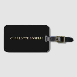 Minimalist Elegant Classical Professional Simple Luggage Tag