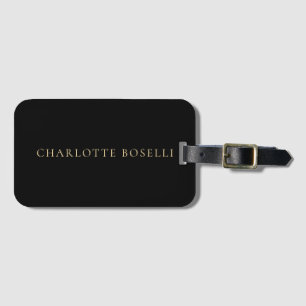 Minimalist Elegant Classical Professional Simple Luggage Tag