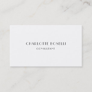 Minimalist Elegant Classical Vintage Parisian Business Card