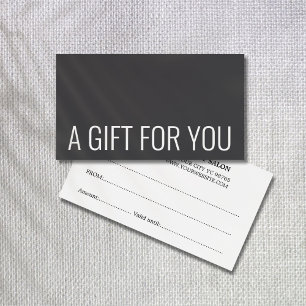 Minimalist Elegant Dark Grey White Bold