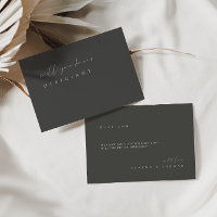 Minimalist Elegant Dusty Grey Officiant Proposal 