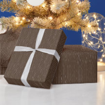 Minimalist Elegant Earth Brown Festive Holiday
