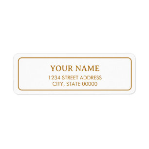Minimalist Elegant Faux Gold