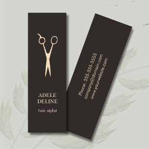 Minimalist Elegant Hair Stylist Business Card