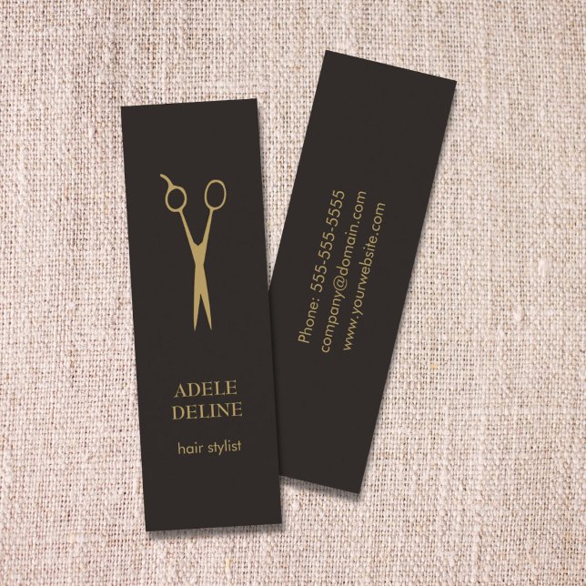 Minimalist Elegant Hair Stylist Business Card (Creator Uploaded)