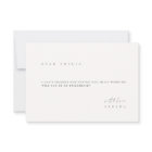 Minimalist Elegant Ivory Bridesmaid Proposal Card