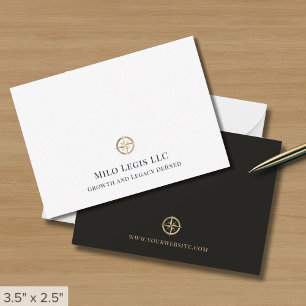 Minimalist Elegant Logo Card